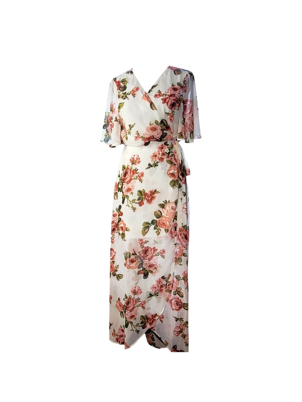 Show Me Your Mumu NWT Marianne Wrap Medium Dress Rosie Posie Floral Maxi Boho